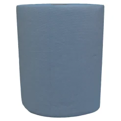 Katrin 481153 XXL Industrieputztuchrolle mit Zwischenverleimung blau, 2-lagig, 38 cm breit, 500 Tücher