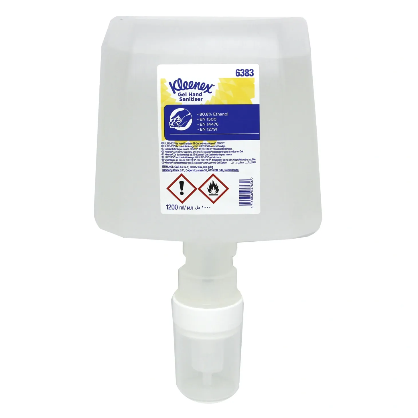 Kleenex 6382, 6383 Handdesinfektionsgel auf Alkoholbasis