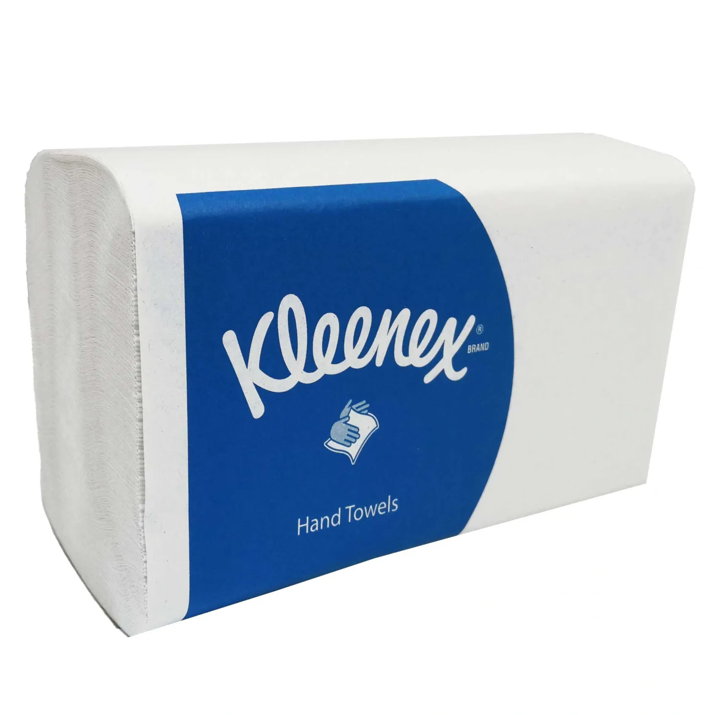 Kleenex 6789 Papierhandtücher Interfold V-Falz, 21,5 x 21,2 cm, 2-lagig, weiß
