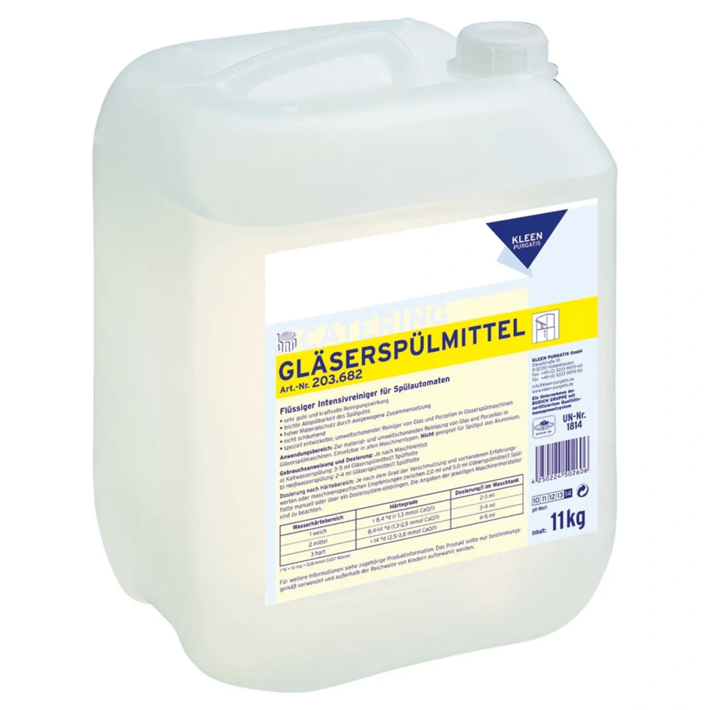 Kleen Purgatis Gläserspülmittel Geschirr-Reiniger