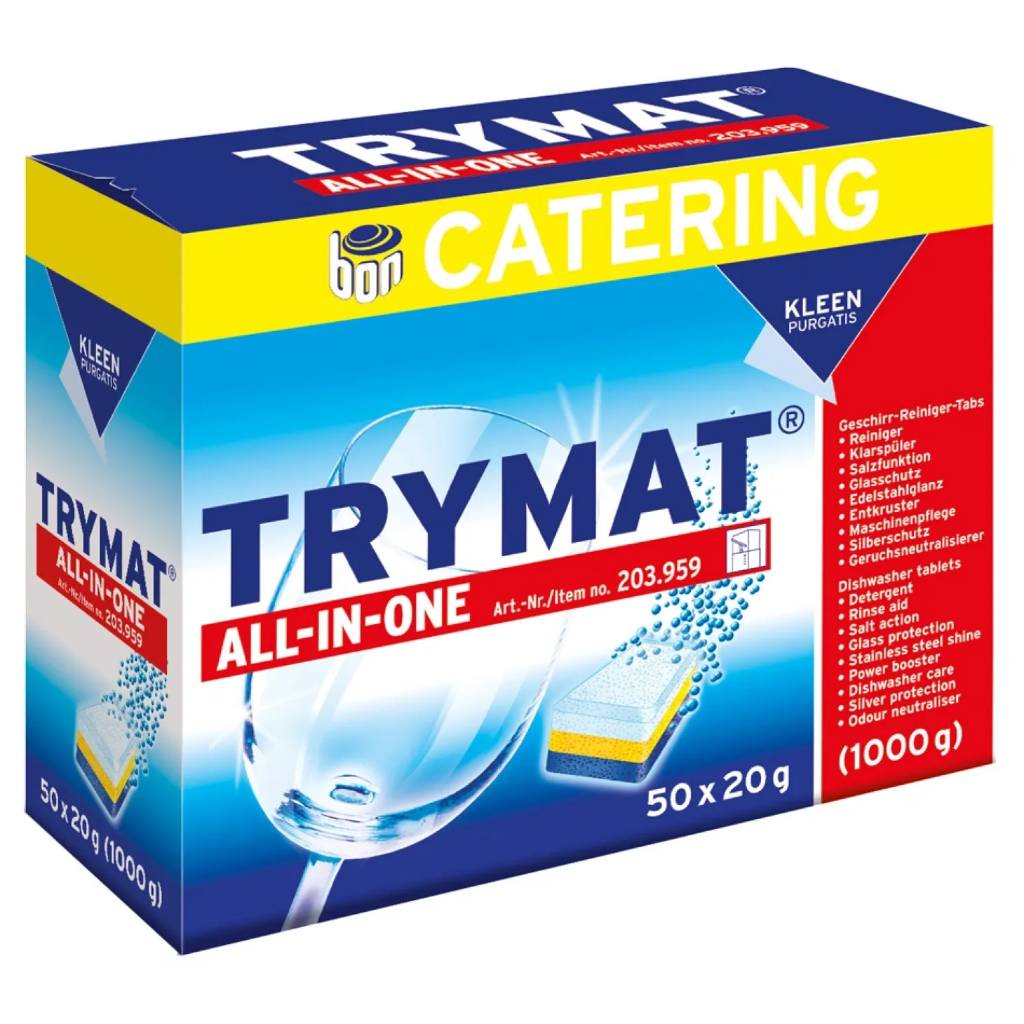 Kleen Purgatis Trymat All-in-one Geschirr-Reiniger-Tabs