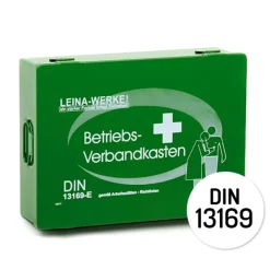 Leina Großer Betriebsverbandkasten Grün DIN 13169