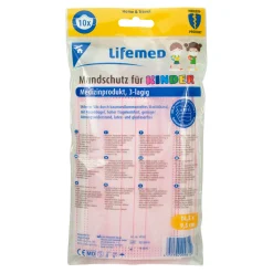 Lifemed Kindermasken - Mundschutz für Kinder TYP II 3-lagig 10 Stück