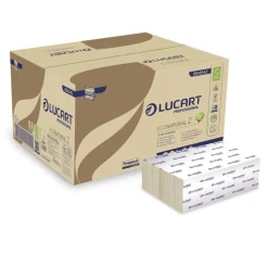 Lucart EcoNatural Handtücher Z-Falz natur 2-lagig Recycling