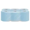 Lucart 1.300 Putztuchrollen Innenabrollung CF blau 1-lagig, 300 Meter