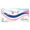 Lucky Toilettenpapier Zellstoff, 3-lagig, 250 Blatt