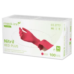Medi-Inn Einmalhandschuhe Nitril Red plus, puderfrei VE 1000 Stück