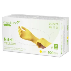 Medi-Inn Einmalhandschuhe Nitril Yellow, puderfrei 1000 Stück