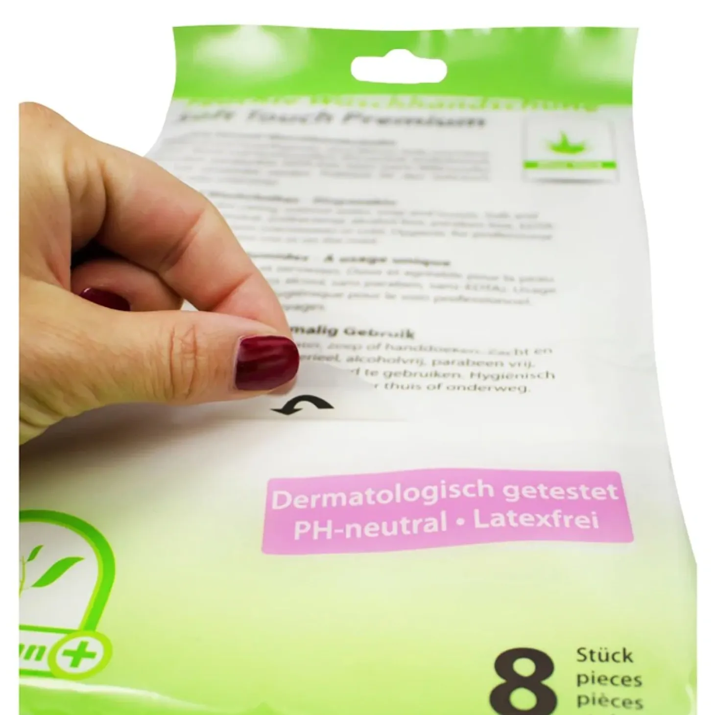 Medi-Inn feuchte Einmalwaschhandschuhe Soft Touch Premium