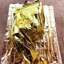 Medi-Inn Rettungsdecke 160 x 210 cm, gold/silber
