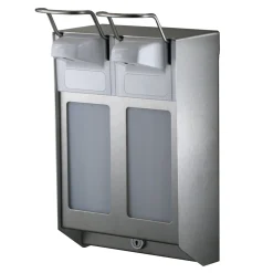 MediQo-line Desinfektion/Seifenspender DUO KH 500 ml Edelstahl MQDV05E