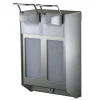 MediQo-line Desinfektion/Seifenspender DUO KH 1000 ml Edelstahl MQDV10E