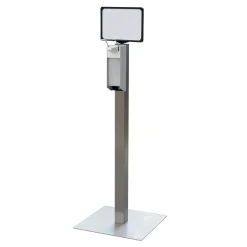 MediQo-line Desinfektionssäule Edelstahl MQZuil