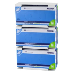 MediQo-line Handschuhspender TRIO Aluminium MQTGDP