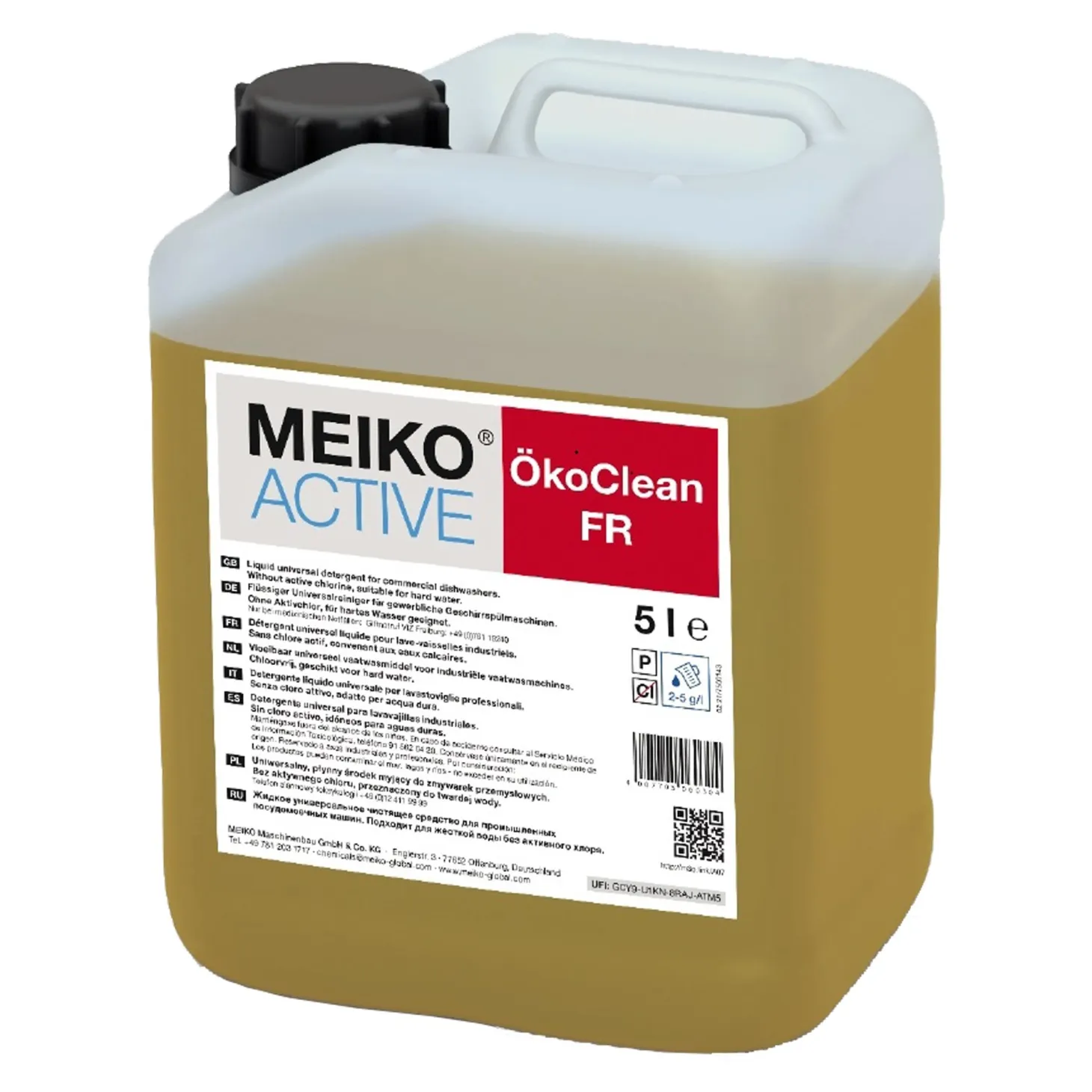 Meiko Active ÖkoClean FR flüssiger Universalreiniger für Geschirrspülmaschinen