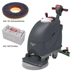 Numatic Batterie-Scheuersaugmaschine TBL4055/50 inkl. SC-Scheuerbürste und Akku