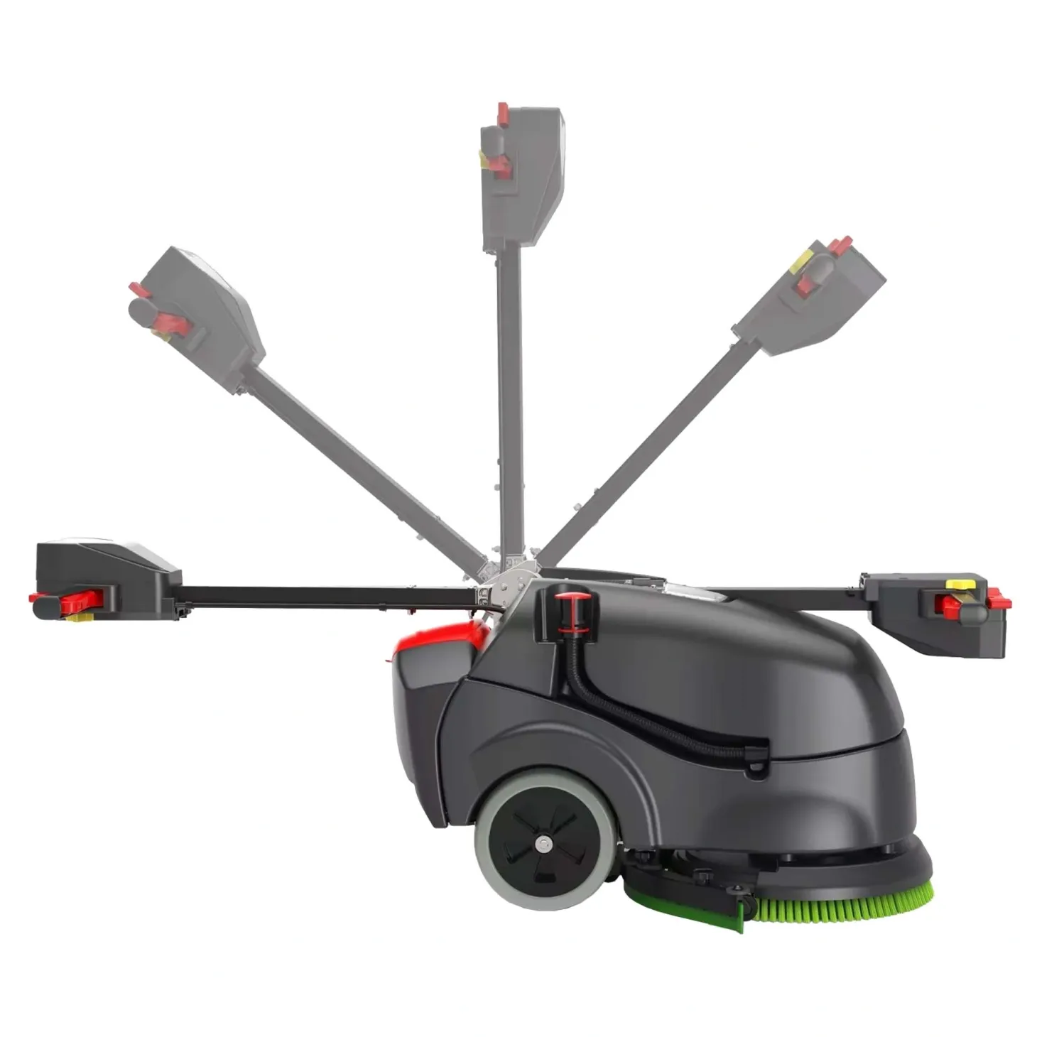 Numatic Batterie-Scheuersaugmaschine TTB1840NX-R inkl. SC-Scheuerbürste und Akku