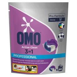Omo Professional Active Clean 3in1 Kapseln Vollwaschmittel, 320 Wl