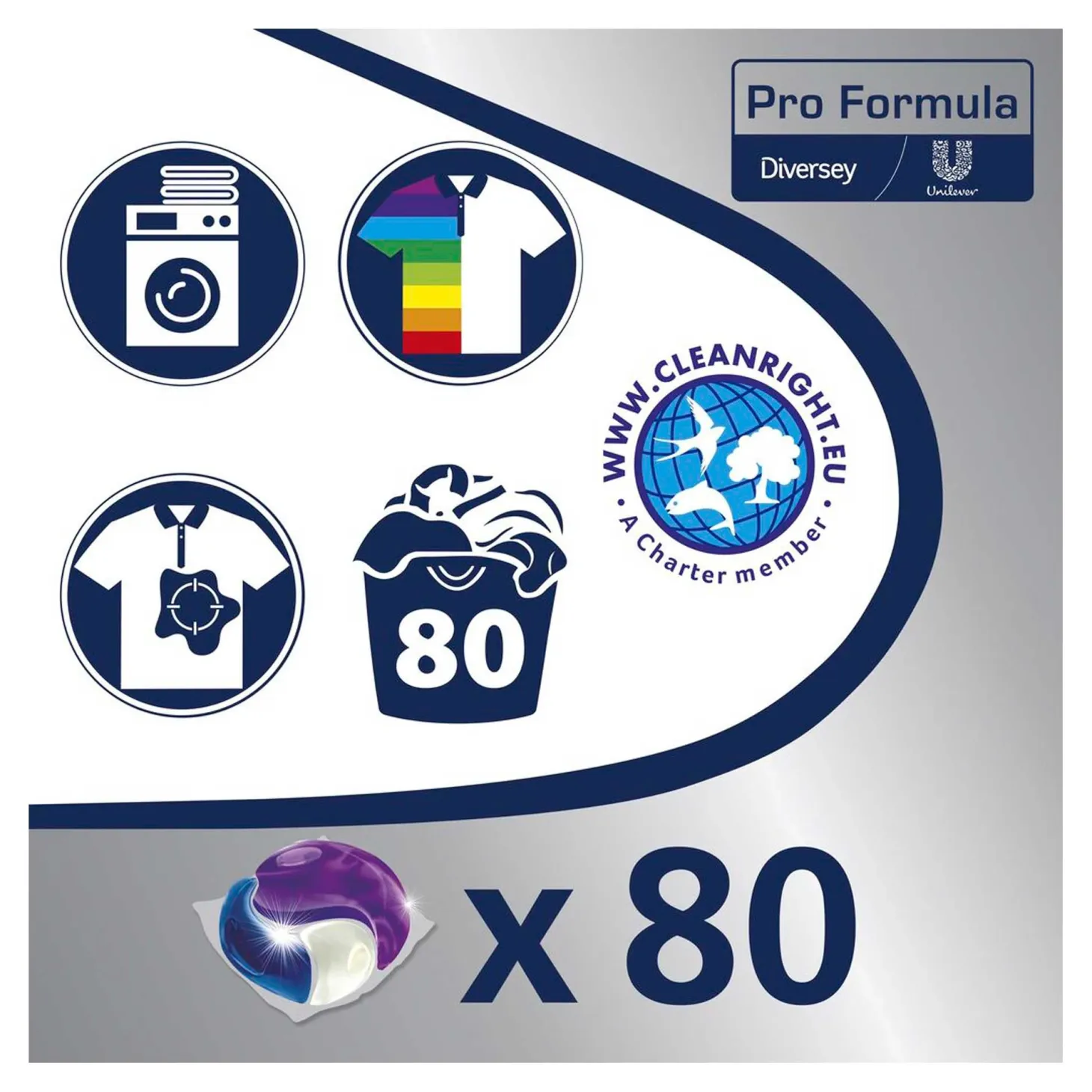 Omo Professional Active Clean 3in1 Kapseln Vollwaschmittel, 320 Wl