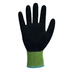 Optiflex Multi Season 0235 Feinstrickhandschuhe mit Latex-Beschichtung grün/schwarz, VE 120 Paar
