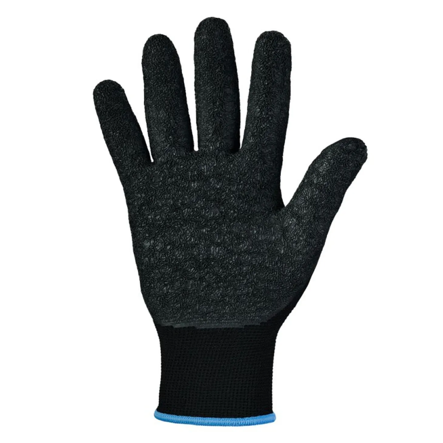 Optiflex Optigrip 0521 Feinstrickhandschuhe mit Latex-Beschichtung schwarz, VE 120 Paar