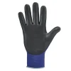 Optiflex Yanta 0740 Feinstrickhandschuhe mit Polyurethan-Beschichtung blau/schwarz, VE 120 Paar