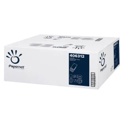 Papernet Falthandtücher W-Falz, 3-lagig, weiß, 22 x 32 cm, Zellstoff