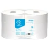 Papernet Toilettenpapier Maxi Jumborolle hochweiß 2-lagig, 360 Meter