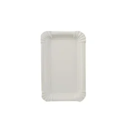 PAPSTAR ABC Pak Teller, Pappe [ff] eckig 10 cm x 16 cm weiß