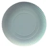 PAPSTAR ABC Pak Teller, Pappe [ff] rund Ø 32 cm, 2 cm weiß