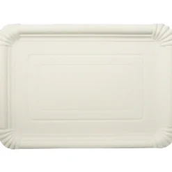 PAPSTAR ABC Pak Teller, Pappe [ff] eckig 24 cm x 34 cm weiß