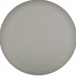 PAPSTAR ABC Pak Teller, Pappe [ff] rund Ø 34 cm, 2 cm weiß