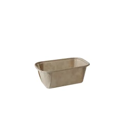 PAPSTAR Backformen "pure" eckig 167 ml 4 cm x 6,5 cm x 11 cm braun