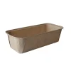 PAPSTAR Backformen "pure" eckig 1033 ml 6,1 cm x 10,8 cm x 23 cm braun