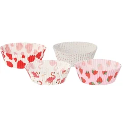 PAPSTAR Backförmchen Ø 5 cm, 2,5 cm 4 Motive sortiert, 24 x 60 Stück