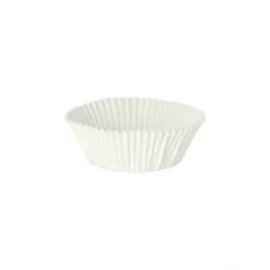 PAPSTAR Backförmchen Ø 5 cm, 2,5 cm weiß