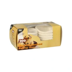 PAPSTAR Backförmchen Ø 5 cm, 2,5 cm weiß