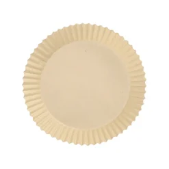 PAPSTAR Backpapiere Ø 16 cm, 4,5 cm braun für Heißluftfritteusen