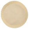 PAPSTAR Backpapiere Ø 23 cm, 4,5 cm braun für Heißluftfritteusen