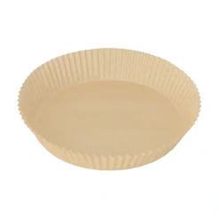 PAPSTAR Backpapiere Ø 20 cm, 4,5 cm braun für Heißluftfritteusen