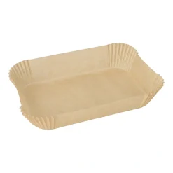 PAPSTAR Backpapiere 22 cm x 14 cm x 4,5 cm braun für Heißluftfritteusen