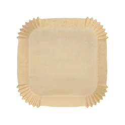 PAPSTAR Backpapiere 16 cm x 16 cm x 4,5 cm braun für Heißluftfritteusen