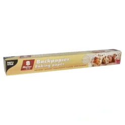 PAPSTAR Backpapier 8 m x 38 cm braun in Faltschachtel