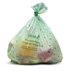 PAPSTAR "bioMat" Kompostbeutel auf Stärkebasis 30 l 60 cm x 53 cm ohne Tragegriff