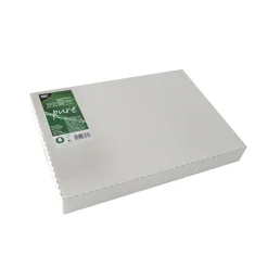 PAPSTAR Blatt Sahneabdeckpapier "pure" 32 cm x 22 cm weiß mit Palmwachsbeschichtung