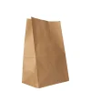 PAPSTAR Blockbodenbeutel, Kraftpapier 29,5 cm x 19 cm x 12 cm braun