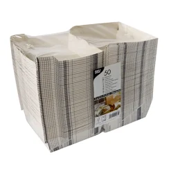 PAPSTAR Burgerboxen, Pappe 7 cm x 12,5 cm x 12,5 cm