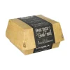 PAPSTAR Burgerboxen, Pappe "pure" 7,8 cm x 11,5 cm x 11 cm "Good Food" groß