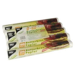 PAPSTAR Butterbrotpapier 25 cm x 30 cm weiß, 10 x 500 Blatt