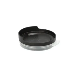 PAPSTAR "Circulware by Haval" Mehrweg-Deckel für Trinkbecher PP rund Ø 8 cm, 2,5 cm schwarz inkl. Trinköffnung